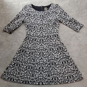 A modern vintage feeling demask dress